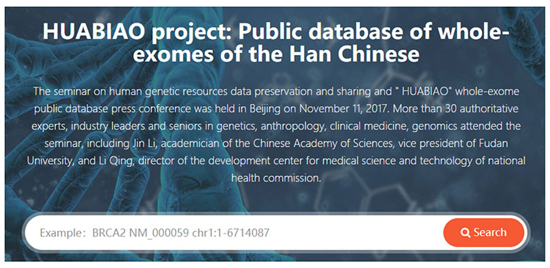 iGeneTech helped build the Huabiao database - whole exome sequencing of 5,000 Han Chinese individuals