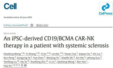 IGT once again empowers clients' cell research: CAR-NK therapy brings new hope for the treatment of systemic sclerosis.
